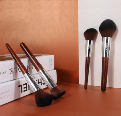 Wholesale Pack of 50 Brush Master Large Face Base Makeup Brushes 4Pcs, Vegan Soft For Foundation Powder Blush & Contour For Blending & Buffing, Makeup Brush Set(Brown)